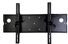 img 1 attached to 📺 Mount-It! Dual Arm TV Wall Mount: Universal Bracket for 32-60 Inch Screens, 20 Inch Arm Extension, VESA Compatible 750x450mm, 175 Lbs Capacity, Black