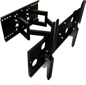 img 4 attached to 📺 Mount-It! Dual Arm TV Wall Mount: Universal Bracket for 32-60 Inch Screens, 20 Inch Arm Extension, VESA Compatible 750x450mm, 175 Lbs Capacity, Black