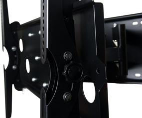 img 2 attached to 📺 Mount-It! Dual Arm TV Wall Mount: Universal Bracket for 32-60 Inch Screens, 20 Inch Arm Extension, VESA Compatible 750x450mm, 175 Lbs Capacity, Black