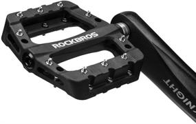 img 3 attached to ROCKBROS MTB Pedals: Lightweight Nylon Fiber Platform Pedals for BMX MTB 9/16