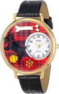 whimsical watches g0130067 scottie leather logo