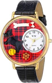 img 4 attached to Whimsical Watches G0130067 Scottie Leather