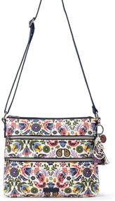 img 1 attached to 👜 Sakroots Basic Crossbody: Vibrant Soulful Desert Handbags & Wallets for Women