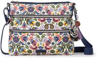 👜 sakroots basic crossbody: vibrant soulful desert handbags & wallets for women logo