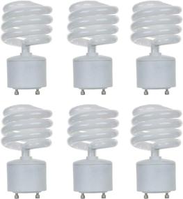 img 3 attached to 🔆 Sunlite 41169-SU Compact Fluorescent T2 Spiral Standard Household Energy Saving CFL Light Bulb, 23W (100W Equivalent), GU24 Base, 2700K Warm White, 6 Pack
