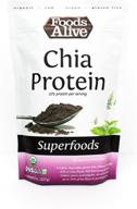 🌿 foods alive organic chia protein powder - superfood add-in for healthy smoothies - 8oz logo