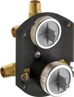 🚿 delta r22000 multichoice universal valve custom shower kit with integrated diverter, 3-setting & 6-setting options, brass construction, screwdriver stops included logo
