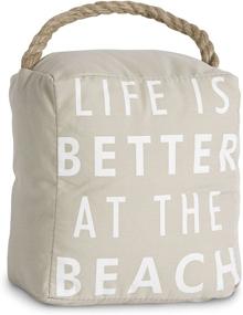 img 4 attached to 🏖️ Pavilion Gift Company 72152 at The Beach Door Stopper: A Charming and Functional 5 by 6-Inch Home Décor Essential