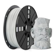 🖨️ grey dimensional filament with enhanced cleaning capability - ideal for 3d printing logo