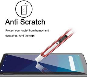 img 1 attached to 📱 Walmart Onn 10.1 Inch (2nd Generation) Tablet Screen Protector - Tempered Glass, 9H Hardness, High Touch Sensitivity, Scratch Resistant, Easy Installation (1 Pack)