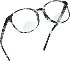 img 4 attached to 👓 LifeArt Bifocal Reading Glasses: Blue Light Blocking, Gaming & TV Glasses for Women and Men with Anti Glare (Black/White, +0.00/+3.00 Magnification)
