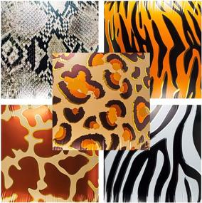 img 1 attached to 🎈 15 PCS 22 Inches Large Jungle Animal Print Balloons: Safari Zoo Animals Party Decorations