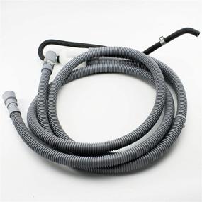 img 2 attached to 🌊 LG AEM69493803 Dishwasher Drain Hose Assembly: Efficient Water Flow for Optimal Dishwashing Results