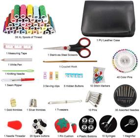 img 3 attached to 🧵 BiaoGan 183PCS Premium Sewing Machine Kit: Ultimate Sewing Supplies for Adults, Students, Beginners - Includes 38 XL Thread Spools!
