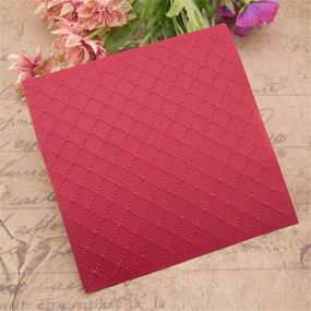 img 1 attached to 📸 Plaid Plastic Embossing Folder: Perfect DIY Tool for Scrapbook Albums and Cards