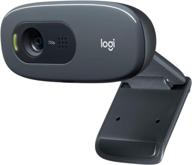 logitech c270: black webcam with 3mp resolution and usb 2.0 logo
