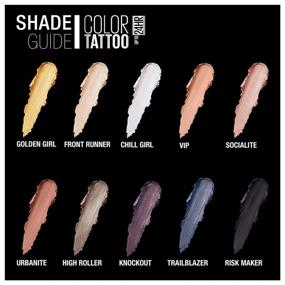 img 1 attached to 💄 Тени для век-крем Maybelline New York Color Tattoo 24 Hour в оттенке Front Runner - Долговременный макияж для великолепных глаз, 1 шт