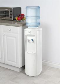 img 2 attached to 💦 Vitapur Top Load Floor Standing Room Cold Standard Taps, White Water Dispenser - Efficient and Convenient Hydration Solution for All