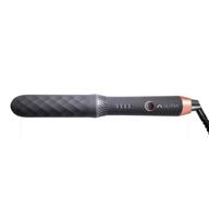 🔥 sutra professional styling wand: versatile 2-in-1 hair straightener, flat iron, and curling iron for effortless hairstyling - curl, wave, or straighten hair with ease! 4 heat settings, 1-inch, in sleek black logo