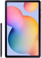 📱 планшет samsung galaxy tab s6 lite 10.4 дюйма, 64 гб, wi-fi - sm-p610 - в комплекте s pen (международная модель) в цвете oxford gray логотип