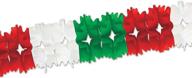 праздничная гирлянда бело-зеленый аксессуар логотип