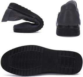 img 2 attached to Men's Anti-Skid Polyurethane Loafer Shoes: Breathable Walking Loafers & Slip-Ons