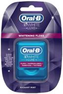 🦷 oral-b 3dwhite luxe dental floss: radiant mint, 35 metres - complete oral care solution logo