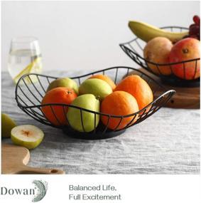 img 3 attached to Country-style Hollow Kitchen Basket by DOWAN