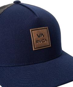 img 3 attached to Stylish RVCA Men's Adjustable Snapback Curved Brim Trucker Hat: Top Choice for Comfort and Fashion