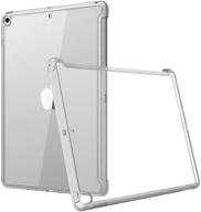 чехол-накладка i-blason clear slim hybrid для ipad 8-го/7-го поколения 10,2 2020/2019 - совместим с официальным smart cover и smart keyboard - релиз 10,2 2019/2020. логотип