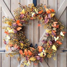 img 1 attached to Idyllic Wreath Berry Autumn Indoor