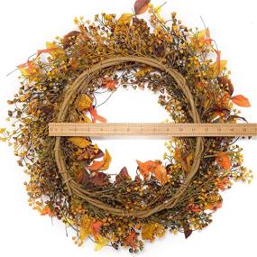 img 2 attached to Idyllic Wreath Berry Autumn Indoor