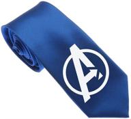 uyoung avengers multi colored woven skinny men's accessories for ties, cummerbunds & pocket squares logo