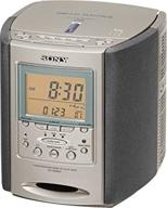 🔊 sony icf-cd863v clock radio - am/fm/tv/weather, cd player (discontinued) logo