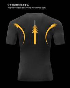 img 1 attached to Milin Naco Compression Baselayer Black 4X Large Sports & Fitness for Other Sports