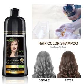 img 3 attached to Herbishh Color Shampoo Ml 3 Color Ammonia Free