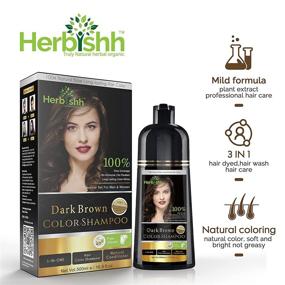 img 1 attached to Herbishh Color Shampoo Ml 3 Color Ammonia Free