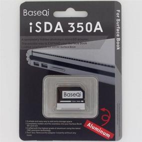 img 3 attached to 💾 Увеличьте объем хранения с помощью алюминиевого адаптера для MicroSD BASEQI для серии Microsoft Surface Book (Модель-350A)
