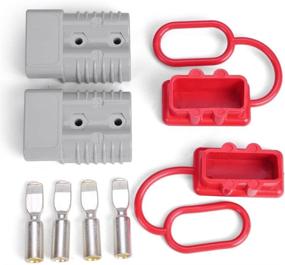 img 1 attached to 🔌 Yescom 600V 175 Amps Battery Quick Disconnect Kit - Ideal for Winches and Trailers - 2-4 Gauge Wire Connector