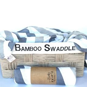 img 4 attached to 👶 Lolly Llama Baby Muslin Swaddle Blanket - Soft Bamboo, Large Size for Quality Baby Comfort & Sleep. Ideal for Muslin Swaddling and Receiving Blankets (Chevron)