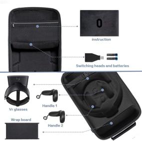img 2 attached to 🎮 Vanerdun Oculus Rift S PC-Powered VR Gaming Headset Case – VR Protective Bag for Travel