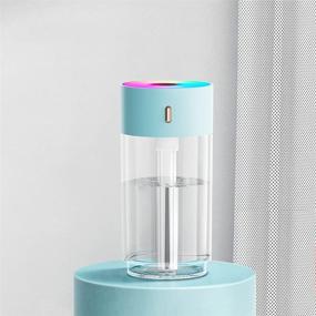 img 1 attached to 🌿 Compact Micro Landscape Humidifiers – Refresh Your Space with a Cute Mini Humidifier in Blue!