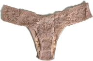 🌟 stylish and sensual: hanky panky signature thong in black - must-have for women's lingerie, sleep, and lounge collection! logo