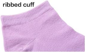 img 1 attached to Allegra Girls Athletic Socks Stretch Purple Sports & Fitness and Team Sports