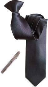 img 3 attached to Simpowe Mens Clip 2 75 Inches Men's Accessories in Cuff Links, Shirt Studs & Tie Clips