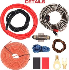 img 3 attached to Jeemiter 8 Gauge Car Amp Wiring Kit: Hassle-Free Installation for Amplifier Powering Radio, Subwoofers, and Speakers