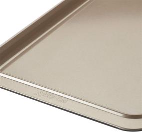 img 1 attached to Anolon 47487 Eminence Nonstick Baking Sheet – 11x17 Inch, Onyx/Black/Umber: Premium Bakeware for Perfect Cookies