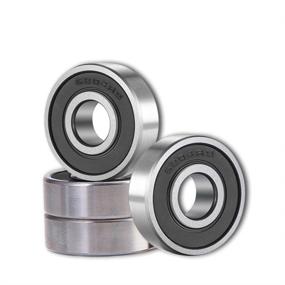 img 4 attached to 🔧 Miniature Pack of 6204 2RS Ball Bearings