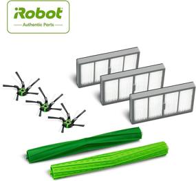 img 3 attached to iRobot Authentic Replacement Parts- Roomba s Series Replenishment Kit: Filters, Corner Brushes, Multi-Surface Rubber Brushes | Green - 4646124