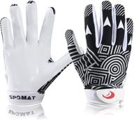 superior stick power: spomat youth football gloves empowering kids' game experience логотип